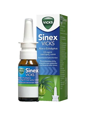Sinex Vicks Aloe+Eukalyptus 0.5 mg/ml Nasenspray 15 ml