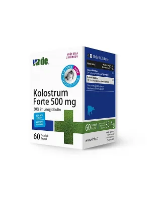 Virde Kolostrum Forte 500 mg 60 Kapseln
