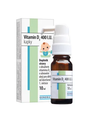 Vitamin D3 400 IE Tropfen 10 ml Generica
