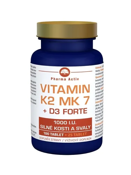 Vitamin K2 MK7 + D3 Forte 1000 I.E. 125 Tabletten