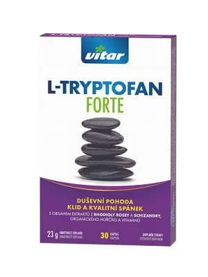 Vitar L-Tryptophan Forte 30 Kapseln
