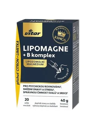 Vitar LIPOMAGNE + B-Komplex 20 Beutel x 2 g