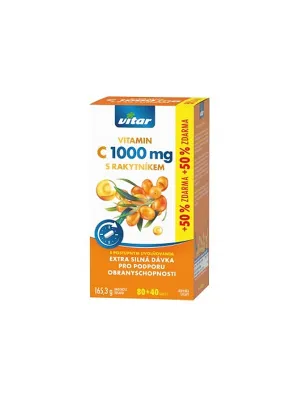 Vitar Vitamin C 1000mg + Sanddorn 120 Tabletten