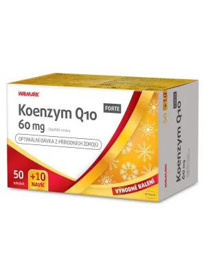 Walmark Coenzym Q10 Forte 60 mg 50+10 Kapseln Promo 2023