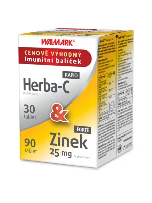 Walmark Herba-C 30 Tabletten & Zink 25 mg 90 Tabletten