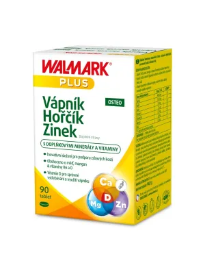 WALMARK Kalzium + Magnesium + Zink Osteo 90 Tabletten