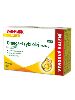 Walmark Omega-3 Fischöl Forte 1.000 mg 120+60 Kapseln