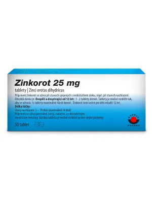 Zinkorot 25 mg 50 Tabletten