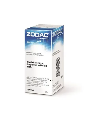 Zodac 10 mg/ml Cetirizin Tropfen, Lösung 20 ml
