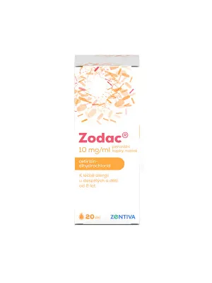 Zodac 10 mg/ml Cetirizin Tropfen, Lösung 20 ml