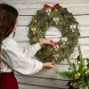 LEROS Kräuter-Adventskalender Weihnachtskranz mit 24 Beuteln