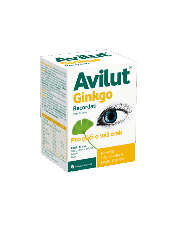 AVILUT Ginkgo RECORDATI für die Pflege des Sehvermögens