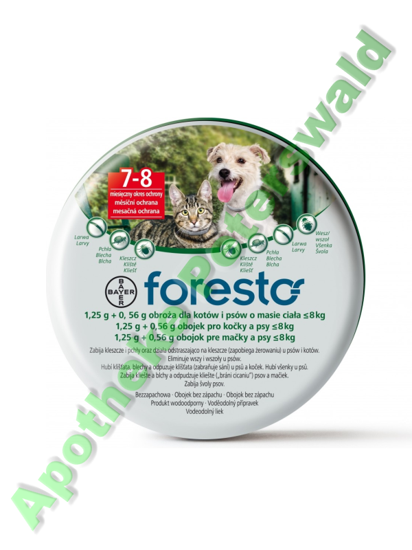 FORESTO 1.25 G + 0.56 G HALSBAND KATZEN + HUNDE BIS 8 KG