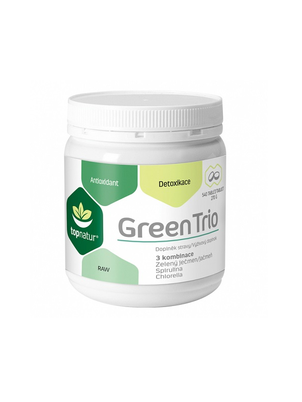 zwavel Dag Koe Green Trio Topnatur - Chlorella, Spirulina, Gerstengras