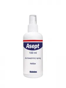 Antiseptisches Spray.
	Reinigt ...