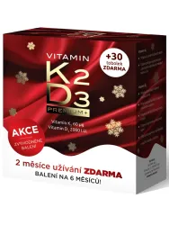 Biomin Vitamin K2 + D3 2000 I.E. PREMIUM+, 60 Kapseln + 30