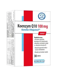 Coenzym Q10 100 mg Kaneka Ubiquinol 30 Kapseln Generica