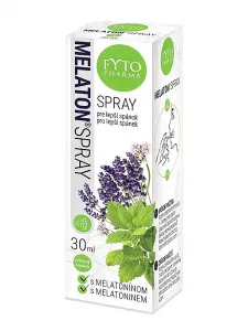 Spray für besseren Schlaf. 
	En...