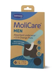 MoliCare MEN Absorbent underwear Größe L 1 Stück + 5 Einlagen