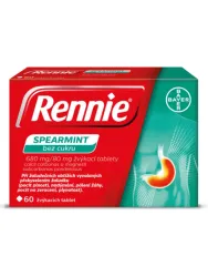Rennie Spearmint ohne Zucker 60 Kautabletten
