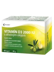 Vitamin D3 2000 IE mit Olivenöl 90 Kapseln